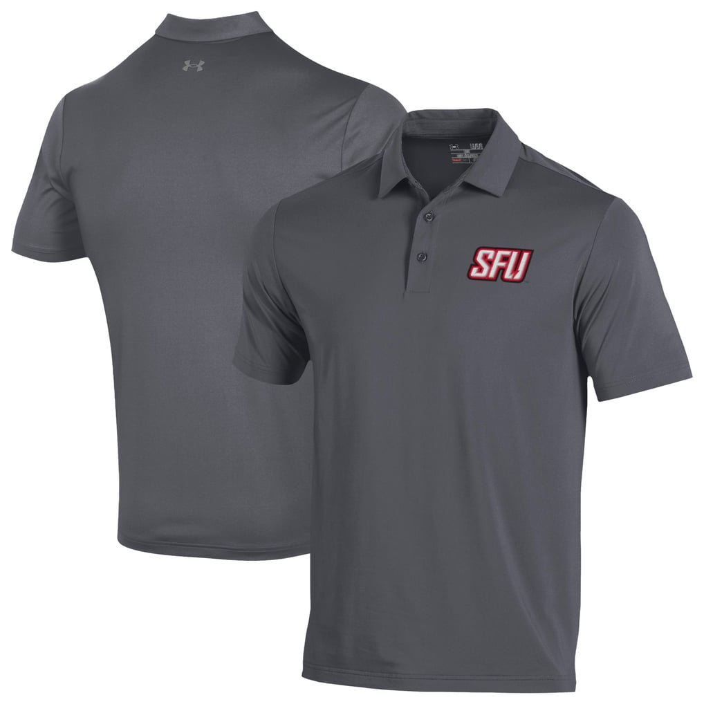  Saint Francis Red Flash Under Armour Performance Playoff Polo - Gray